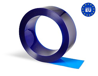 Rollo Lama PVC Flexible (50 metros lineales) 300x2mm Color Transparente Rojo