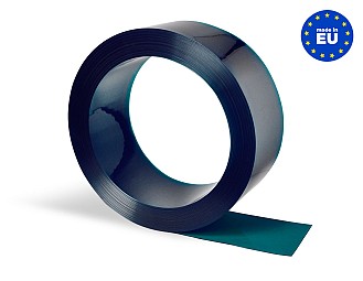 Rollo Lama PVC Flexible (50 metros lineales) 300x2mm Color Transparente Rojo