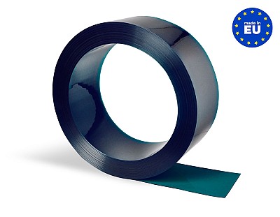 Rollo Lama PVC Flexible (50 metros lineales) 300x3mm Color Transparente Verde