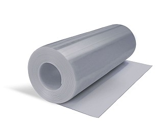 Rollo PVC Flexible (20 metros lineales) 1200x7mm Color Opaco Negro RAL 9005