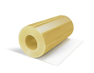 Rollo PVC Flexible (20 metros lineales) 1000x7mm Normal Transparente Azulado